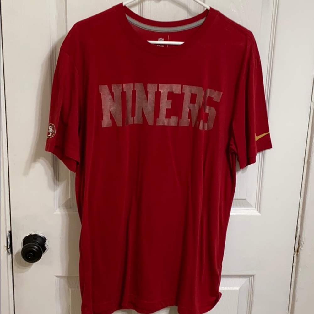 Nike 49ers T-Shirt DRI fit sz L